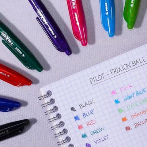 Pilot FriXion Erasable Pens