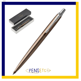 Parker Jotter Premium Carbon Brown Pinstripe Ballpoint Pen