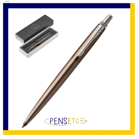 Parker Jotter Premium Carbon Brown Pinstripe Ballpoint Pen