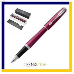 Parker Urban Fountain Pen Vibrant Magenta with Medium Nib & Chrome trims