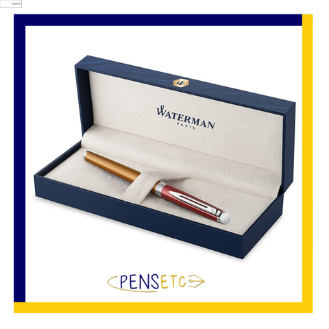 Waterman Hemisphere Anniversary Promenade Vermillion Fountain Pen FINE Nib