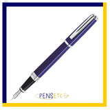 Waterman Exception Slim Fountain Pen Blue Lacquer Gold Trims ** Last One **