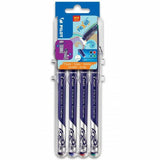 Pilot Frixion Erasable Fineliner Marker Pens - 1.3mm - Evolutive Set - 4 Pack