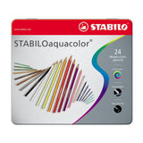 Stabilo Aquacolor Pencils Gift Tin 12, 24 or 36 Watercolour Pencils