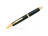 Pilot Capless Vanishing Point Retractable Fountain Pen Black/Gold Trims