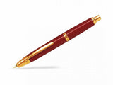 Pilot Capless Vanishing Point Retractable Fountain Pen Red/Gold Trims
