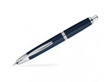 Pilot Capless Vanishing Point Retractable Fountain Pen Carbonesque Blue/Chrome
