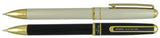 Zebra Sharbo Duo Pen & Pencil in one Special Purchase in Black & Champagne