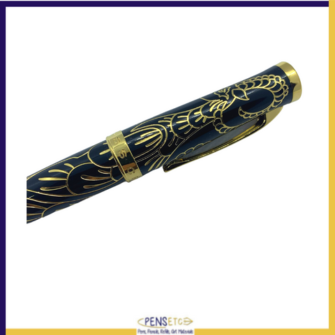 Cross Sauvage Special Edition Ballpoint Pen Moonlit Black Lacquer with Goat