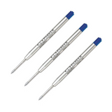 Parker Ballpoint Pen Refill Medium in Blue and Black x3 Tubed