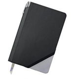 Cross JotZone A5 Plain Journal with Chrome Ballpoint Pen Grey Blue or Pink