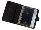 Collins Stirling Organiser Black Leather Pocket Size Diary KT3499 + Purse