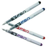 Pilot V Pen Disposable Fountain Pen in 4 colours Medium Nib SVPN-4W