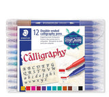 Staedtler Double-Ended Calligraphy Pen Pack of 12