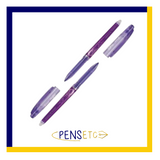 Pilot Frixion Erasable Needle Point Tip Pen 0.5mm Erasable x2 Pens Refillable