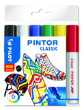 Pilot Pintor CLASSIC Paint Markers 4.5mm Bullet Tip Wallet of 6