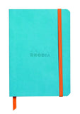 RHODIA A6 RHODIARAMA JOURNAL/NOTEBOOK in 3 colours, Lime Green, Pink and Turquoise