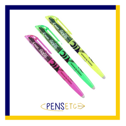 Pilot FriXion Erasable Highlighter Yellow, Green and Pink x 3