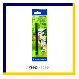 Staedtler Lumocolor Garden Marker 319GM Black + Free Stick Pen