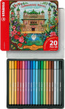 Stabilo Pen 68 Felt Tip Pens x20 in Limited Edition Gift Tins