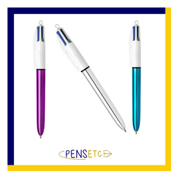 Bic 4 Colours SHINE Multifunction Ballpoint Pen