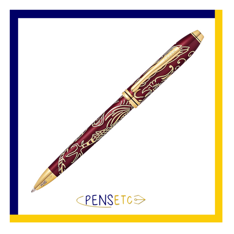 Cross Townsend Special Edition Ball Point Pen with embossed Rooster detailing