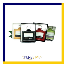 Grandluxe Photograph Keyring in Soft Faux Leather in 4 Colours