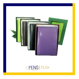 Grandluxe Pocket Note Pad Folder in Soft Feel Faux Leather