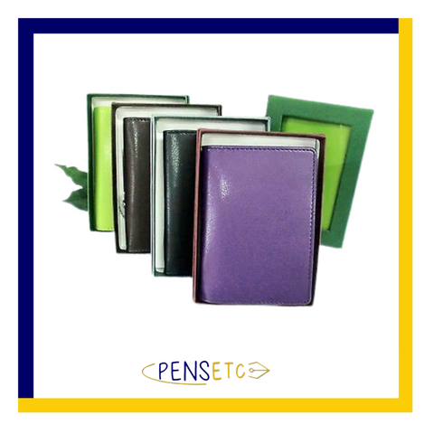 Grandluxe Pocket Note Pad Folder in Soft Feel Faux Leather