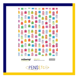 Instawrap "Gifts Galore" Lick & Stick Wrapping Paper