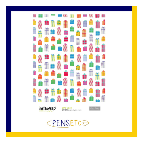 Instawrap "Gifts Galore" Lick & Stick Wrapping Paper