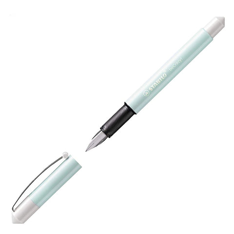 Stabilo BeCrazy Rollerball and BeCrazy Fountain Pens - Turquoise Pastel Pen Set of Two