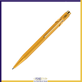 Caran D'Ache Gold Bar Metal Ballpoint Pen 849 All Gold Pen + All Gold Gift Box