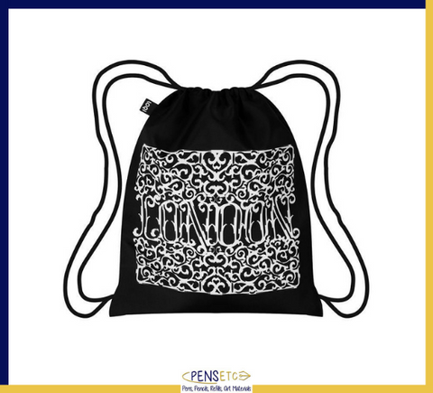 LOQI SAGMEISTER & WALSH London Heritage Drawstring Backpack