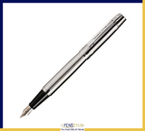 Sheaffer 300 Fountain Pen all Chrome Body Medium Nib Gift Boxed