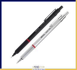Rotring Rapid Pro Pencil 0.7mm Black or Chrome Finish