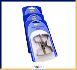 Helix Steel Drawing Board Clip x4 ideal Table Cloth Holder etc