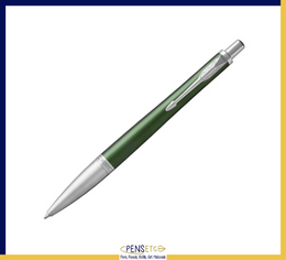 Parker Urban Premium Ballpoint Pen in Green and Chrome Trim 1975469
