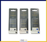 Parker Quink Fountain Pen Ink Cartridges x10 Available in 3 Colours