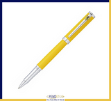 Sheaffer Ferrari Intensity Satin Yellow Ballpoint Pen with Chrome Trims