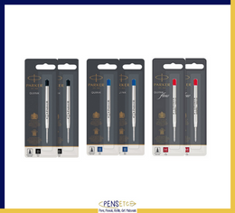 Parker Ballpoint Pen Refill x 2 available in 3 Colours