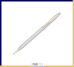Cross Medalist Classic Mechanical Pencil 330305 Chromee with Gold Trim