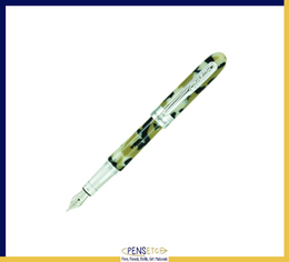 Conklin Minigraph Fountain Pen in White Satin