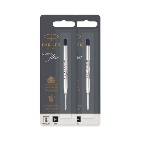 Parker Ballpoint Pen Refill x 2 available in 3 Colours