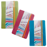 RHODIA A6 RHODIARAMA JOURNAL/NOTEBOOK in 3 colours, Lime Green, Pink and Turquoise