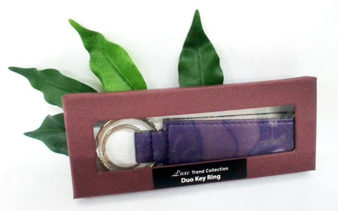 Grandluxe Keyring Available in 7 Colours in Soft Faux Leather