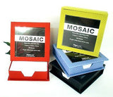 Grandluxe Mosaic Memo Box with Photo Slot Available in 4 Colours
