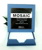 Grandluxe Mosaic Memo Box with Photo Slot Available in 4 Colours