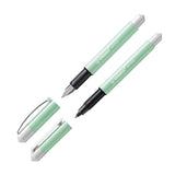 Stabilo BeFab Rollerball and BeCrazy Fountain Pens - Green Pastel Pen Set of Two