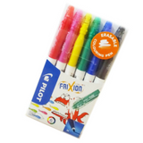 Pilot Frixion Colors Erasable Felt Pen 6 colour Wallet